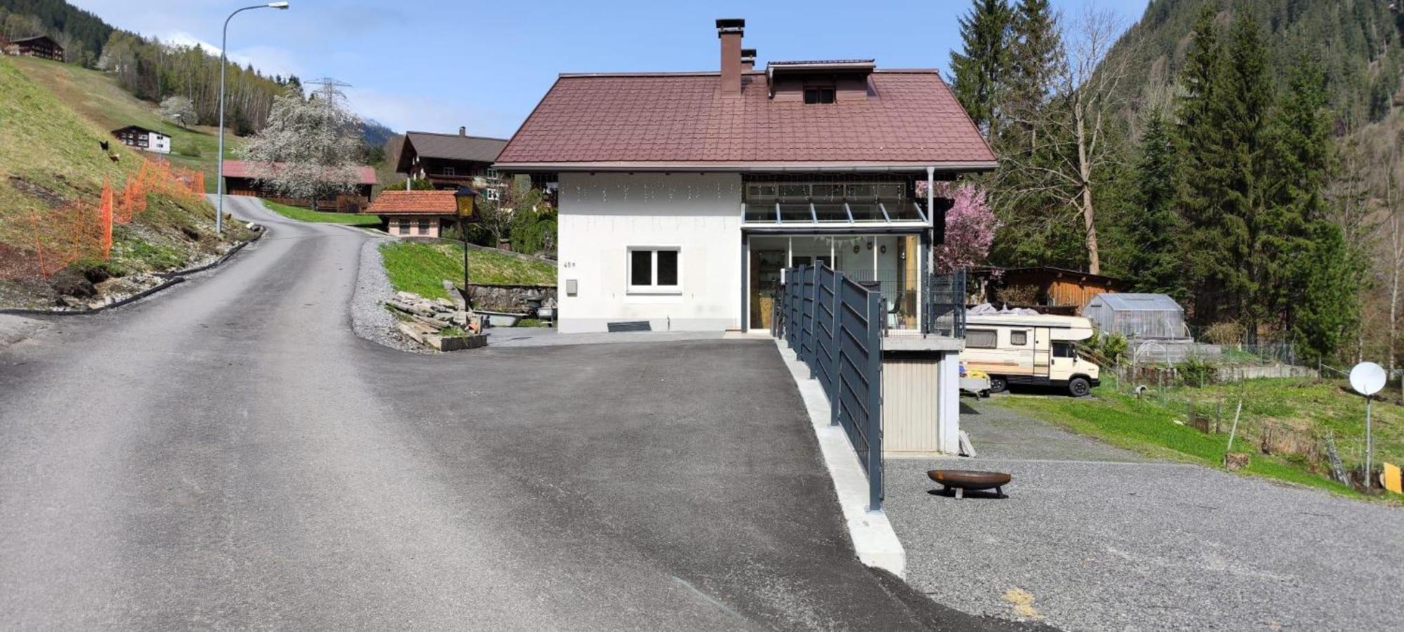 Vila Haus Stehbock Partenen Exteriér fotografie